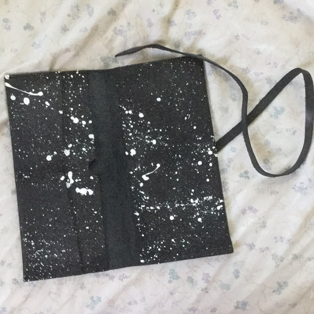Black and white splash Wallet
